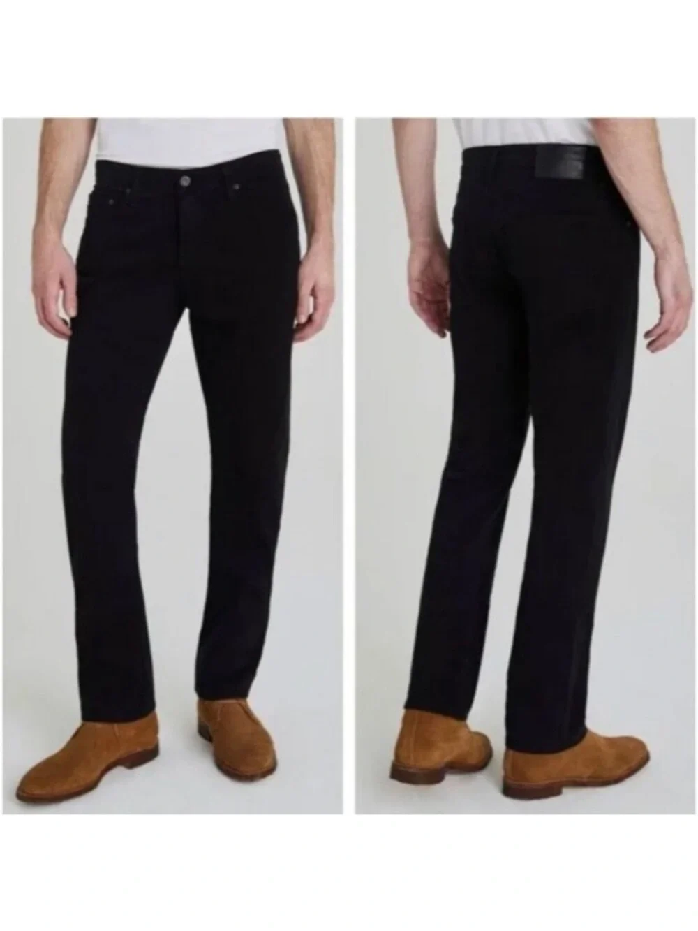 AG Men’s Graduate Tailored Leg Jeans/Pants in Black - 38x34